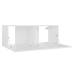 Mueble para TV madera contrachapada blanco 80x30x30 cm