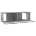 Mueble para TV madera contrachapada gris hormigón 100x30x30 cm