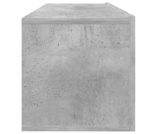 Mueble para TV madera contrachapada gris hormigón 100x30x30 cm