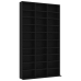 Armario para CDs madera contrachapada negro 102x16x177,5 cm