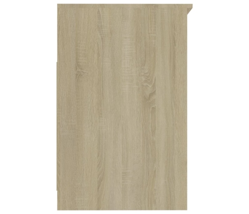 Cajonera de madera contrachapada color roble Sonoma 40x50x76 cm