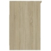 Cajonera de madera contrachapada color roble Sonoma 40x50x76 cm