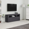 vidaXL Mueble para TV madera contrachapada gris 120x30x50 cm