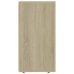 Aparador madera contrachapada color roble Sonoma 120x36x69 cm