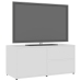 Mueble para TV madera contrachapada blanco 80x34x36 cm