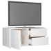 Mueble para TV madera contrachapada blanco 80x34x36 cm