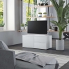 Mueble para TV madera contrachapada blanco 80x34x36 cm