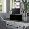 Mueble para TV madera contrachapada negro 80x34x36 cm