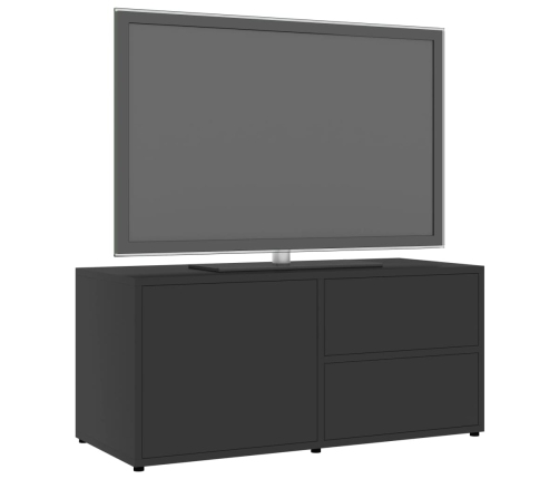 vidaXL Mueble para TV madera contrachapada gris 80x34x36 cm