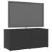 vidaXL Mueble para TV madera contrachapada gris 80x34x36 cm