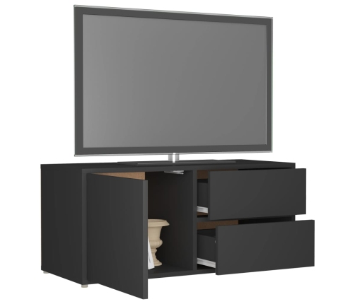 vidaXL Mueble para TV madera contrachapada gris 80x34x36 cm