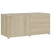 Mueble para TV madera contrachapada color roble 80x34x36 cm