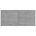 Mueble para TV madera contrachapada gris hormigón 80x34x36 cm