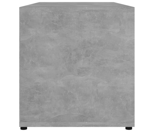 Mueble para TV madera contrachapada gris hormigón 80x34x36 cm