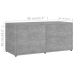 Mueble para TV madera contrachapada gris hormigón 80x34x36 cm