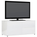 vidaXL Mueble TV madera contrachapada blanco brillante 80x34x36 cm