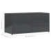 Mueble TV madera contrachapada gris brillante 80x34x36 cm