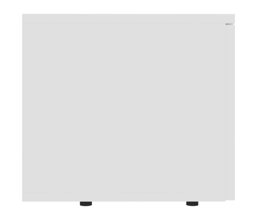 Mueble para TV madera contrachapada blanco 80x34x30 cm