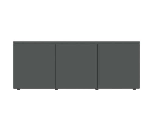 Mueble para TV madera contrachapada gris 80x34x30 cm