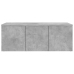 Mueble para TV madera contrachapada gris hormigón 80x34x30 cm