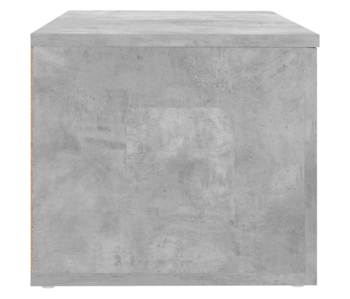 vidaXL Mueble para TV madera contrachapada gris hormigón 80x34x30 cm