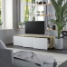 vidaXL Mueble para TV madera contrachapada blanco y roble 120x34x30 cm