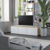 vidaXL Mueble para TV madera contrachapada blanco y roble 120x34x30 cm