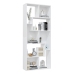 vidaXL Estantería librería madera contrachapada blanco 67x24x161 cm