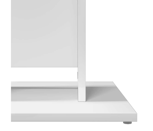 Mesa de bistró de madera contrachapada blanco 60x60x75 cm