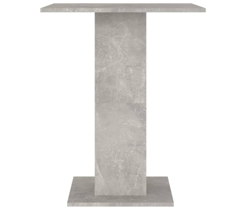 Mesa de bistró de madera contrachapada gris 60x60x75 cm