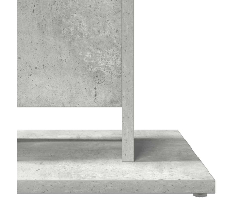 Mesa de bistró de madera contrachapada gris 60x60x75 cm