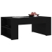 vidaXL Mesa de centro madera contrachapada negro 100x60x42 cm