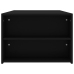 vidaXL Mesa de centro madera contrachapada negro 100x60x42 cm