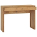 Mesa consola de madera maciza de teca 100x35x75 cm