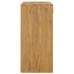 Mesa consola de madera maciza de teca 100x35x75 cm