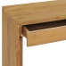 Mesa consola de madera maciza de teca 100x35x75 cm