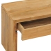 Mueble para TV de madera maciza de teca 100x35x45 cm