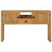 Mesa consola de madera maciza de teca 120x35x75 cm