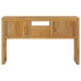 Mesa consola de madera maciza de teca 120x35x75 cm