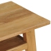 Mesa consola de madera de teca maciza 120x35x75 cm