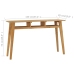 Mesa consola de madera de teca maciza 120x35x75 cm