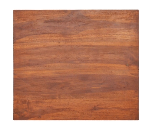 Mesita de noche de madera maciza de teca 40x35x60 cm