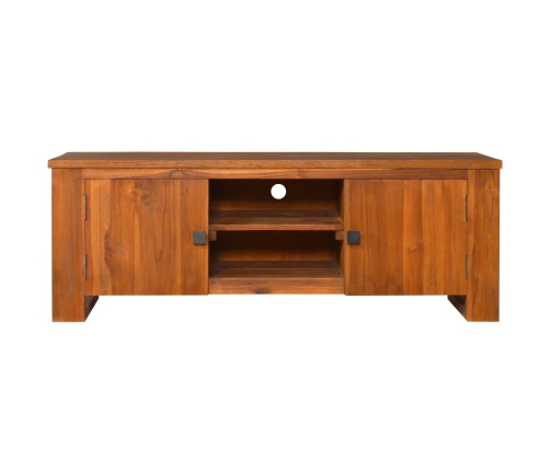 Mueble para TV madera maciza de teca 110x30x40 cm