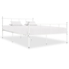 Estructura de cama sin colchón metal blanco 120x200 cm