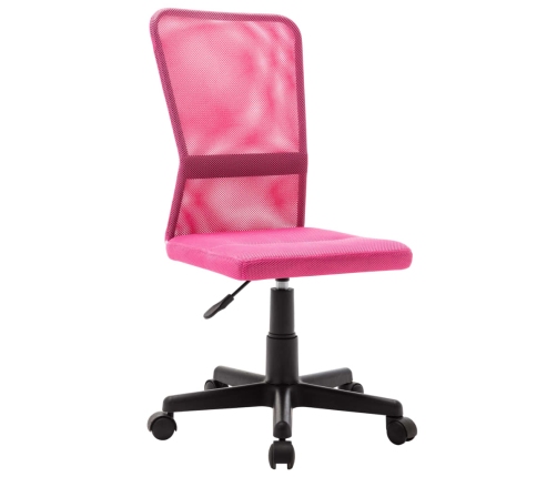 Silla de oficina de tela de malla rosa 44x52x100 cm