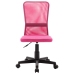 Silla de oficina de tela de malla rosa 44x52x100 cm