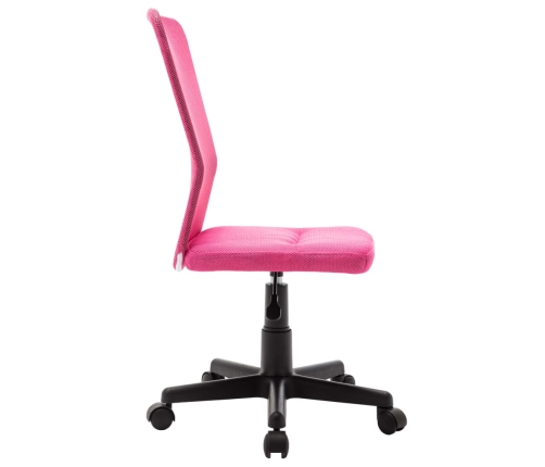 Silla de oficina de tela de malla rosa 44x52x100 cm