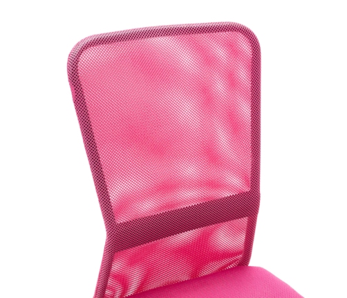 Silla de oficina de tela de malla rosa 44x52x100 cm