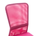 Silla de oficina de tela de malla rosa 44x52x100 cm