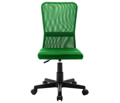 Silla de oficina de tela de malla verde 44x52x100 cm